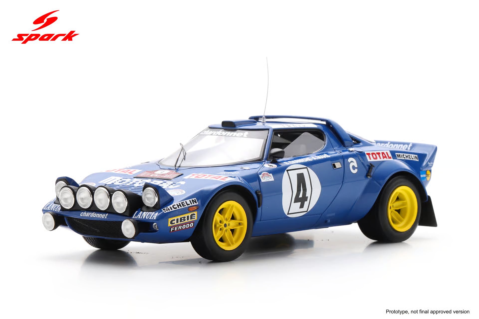 Pre-Order Lancia Stratos No.4 Winner Monte Carlo Rally 1979 B. Darniche - A. Mahé