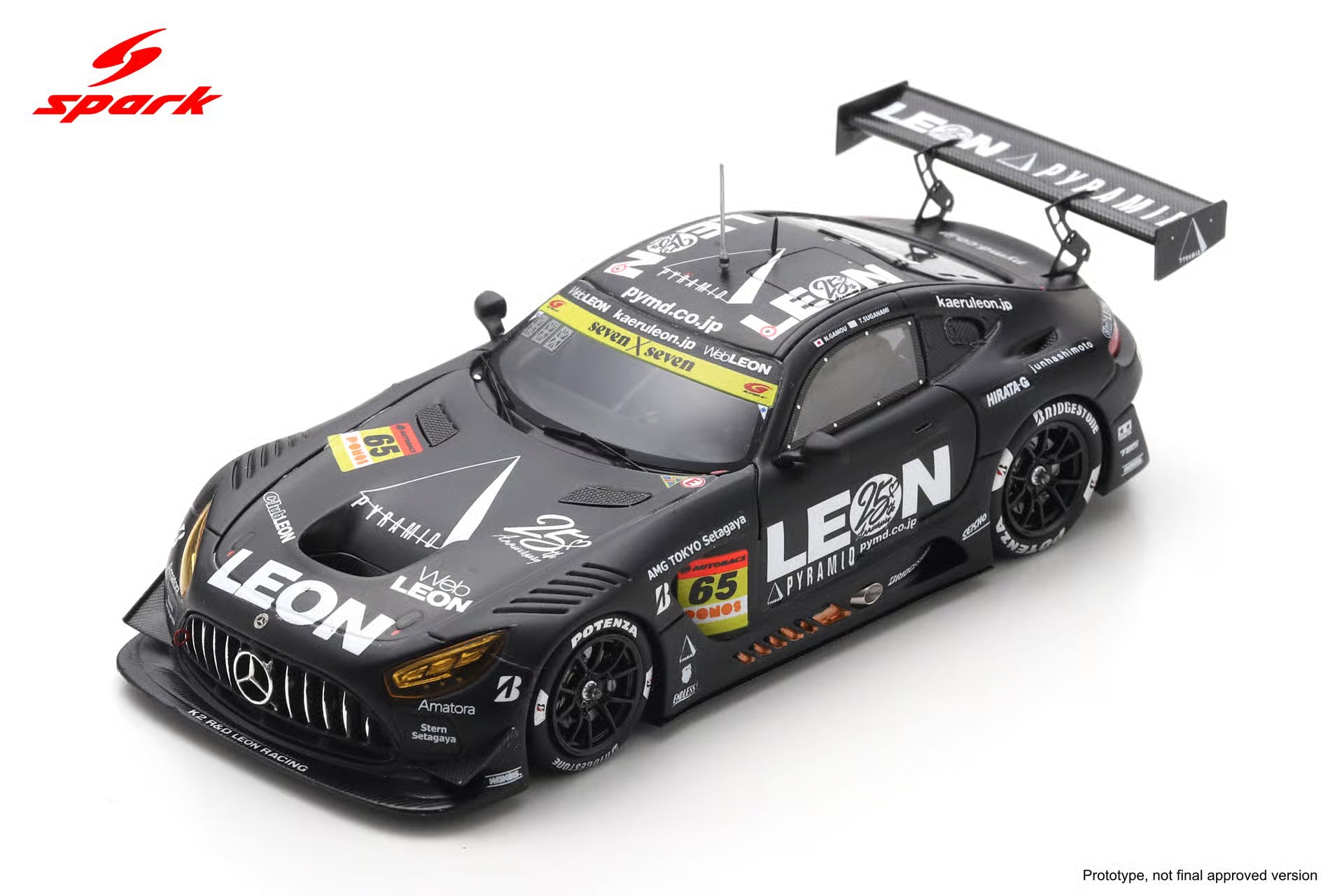 Pre-Order - LEON PYRAMID AMG K2 R&D LEON RACING No.65 GT300 SUPER GT 2026 N. Gamou - T. Suganami