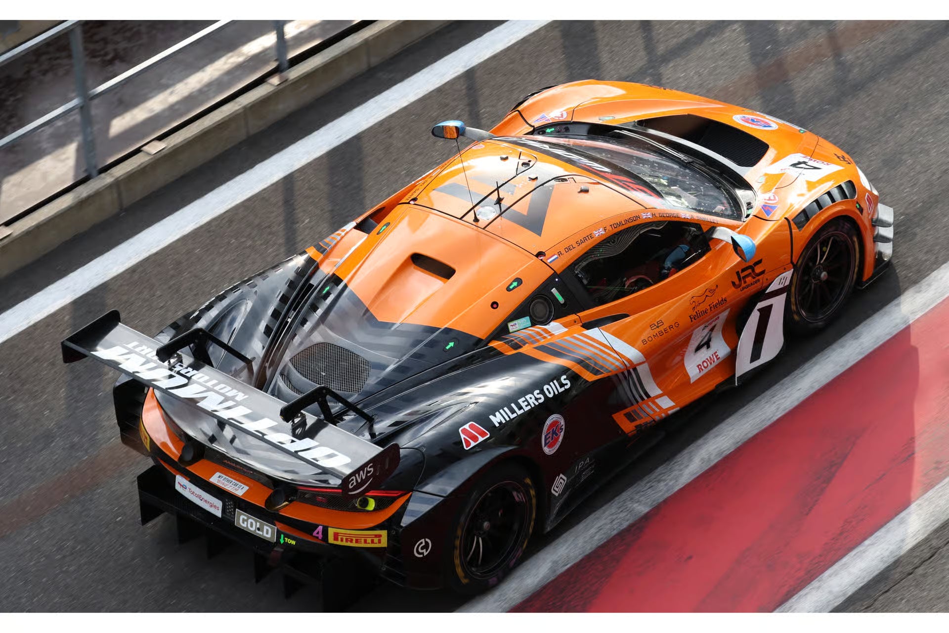 Pre-Order McLaren 720S GT3 EVO No.4 Optimum Motorsport 24H Spa 2026 A. Smalley - F. Tomlinson - H. George - R. Del Sarte Limited 300