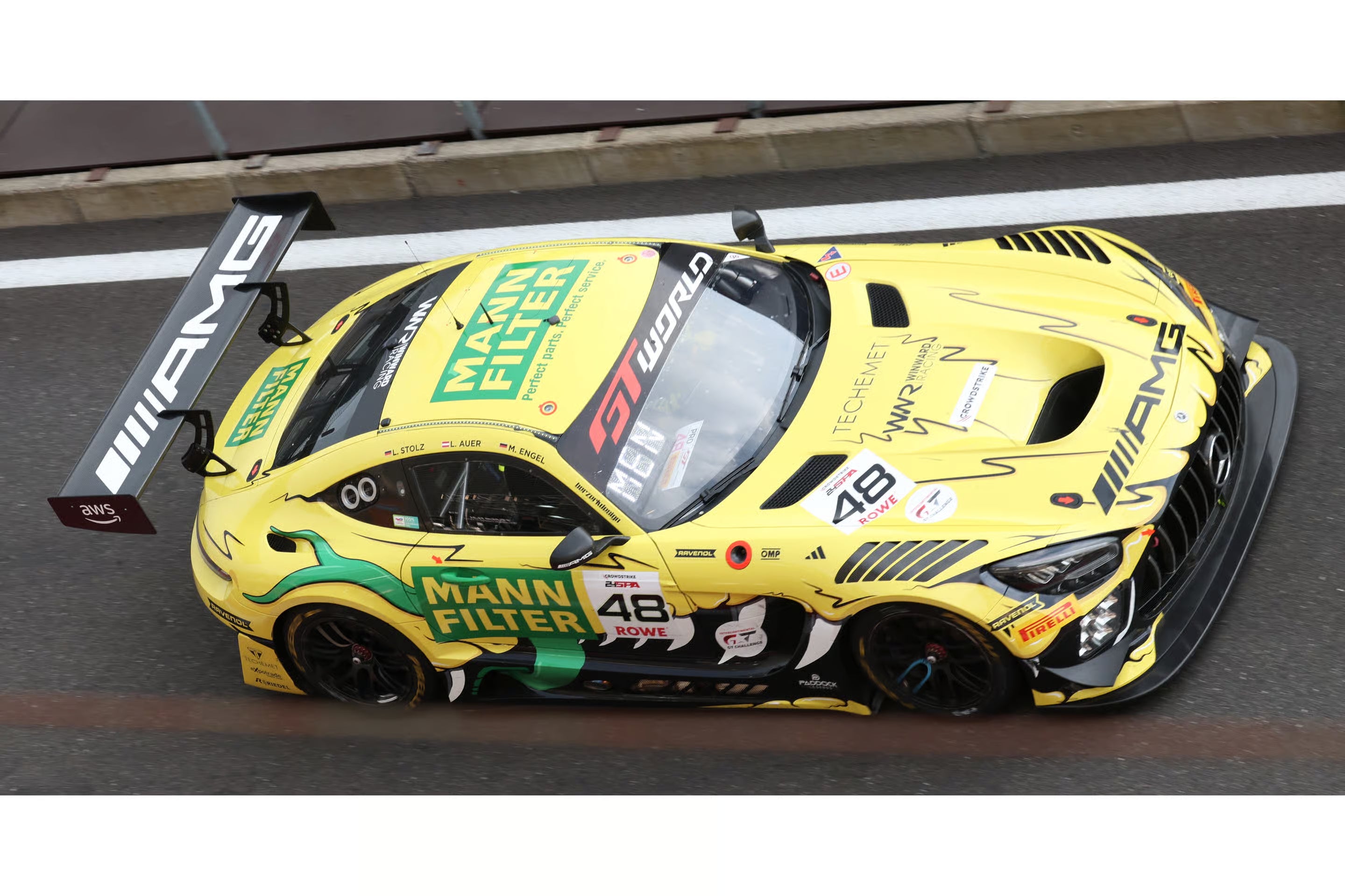 Pre-Order Mercedes-AMG GT3 EVO No.48 Mercedes-AMG Team MANN-FILTER 2nd 24H Spa 2026 L. Auer - L. Stolz - M. Engel Limited 500