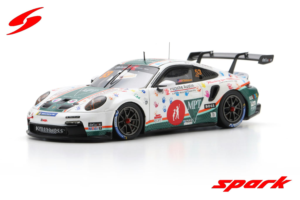 Porsche 911 GT3 Cup No.53 Porsche Deluxe Carrera Cup North America Champion 2023 Riley Dickinson Limited 300  1:43
