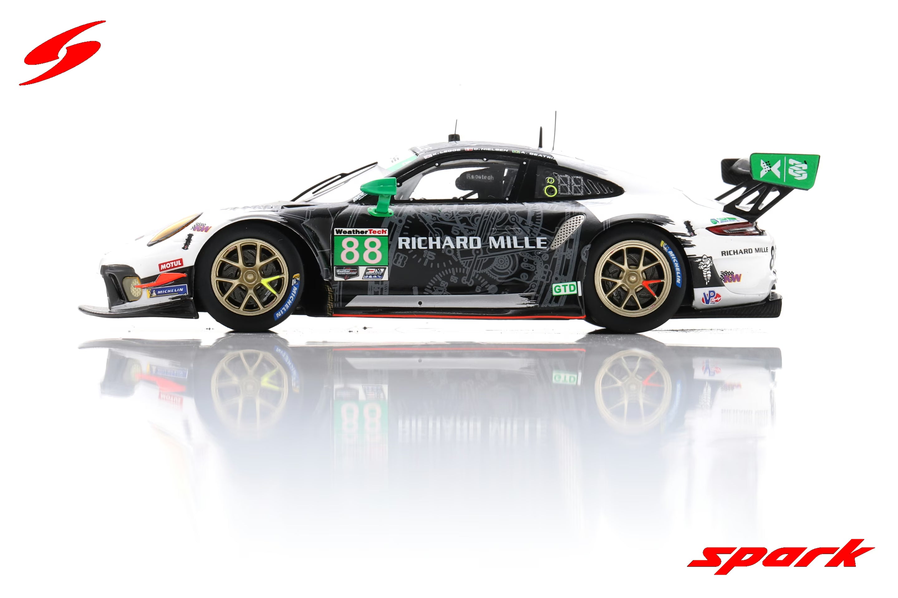 Porsche 911 GT3 R No.88 Team Hardpoint EBM 12H Sebring 2021 K. Legge - C. Nielsen - A. Beatriz  1:43