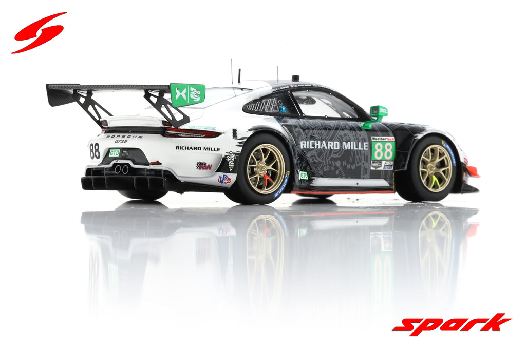 Porsche 911 GT3 R No.88 Team Hardpoint EBM 12H Sebring 2021 K. Legge - C. Nielsen - A. Beatriz  1:43