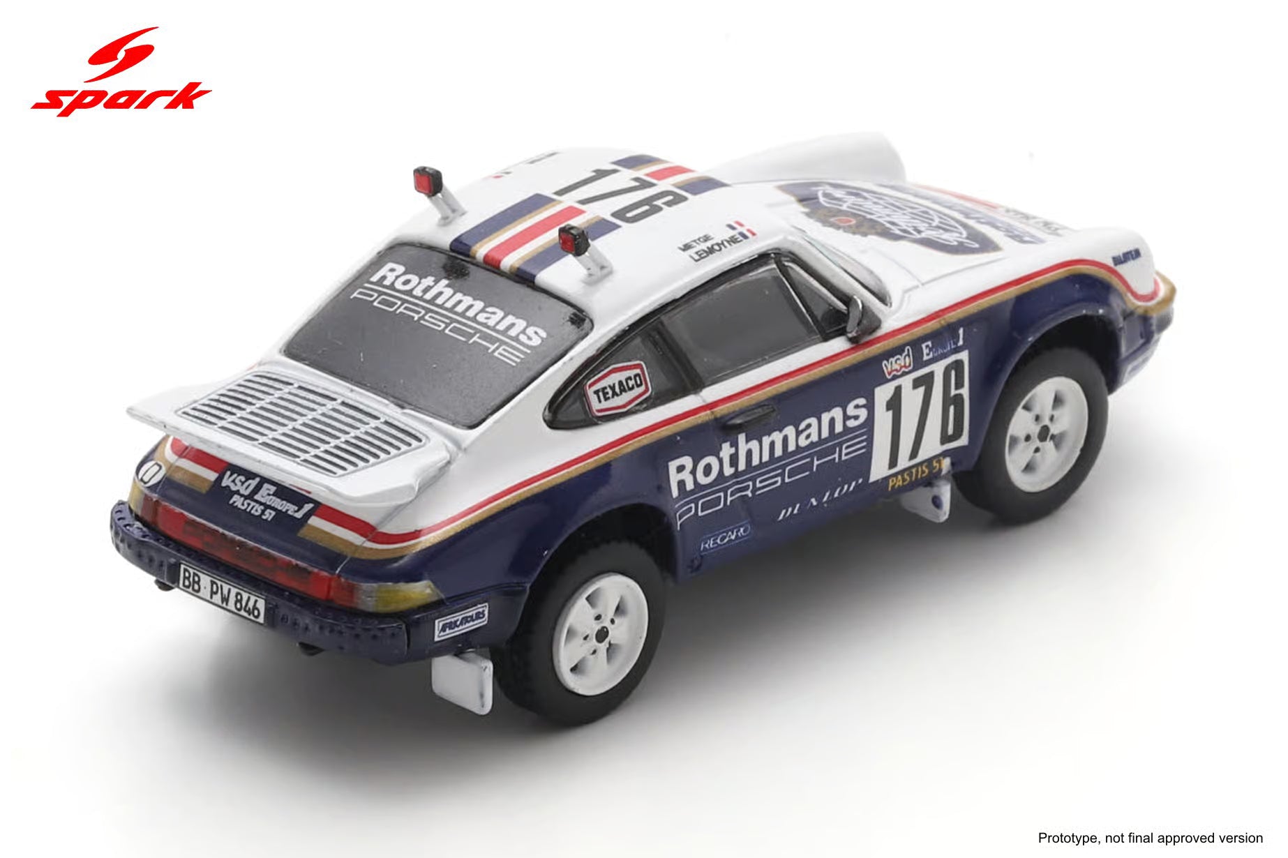 Pre-Order Porsche 953 No.176 Winner Paris-Dakar Rally 1984 R. Megte - D. Lemoyne