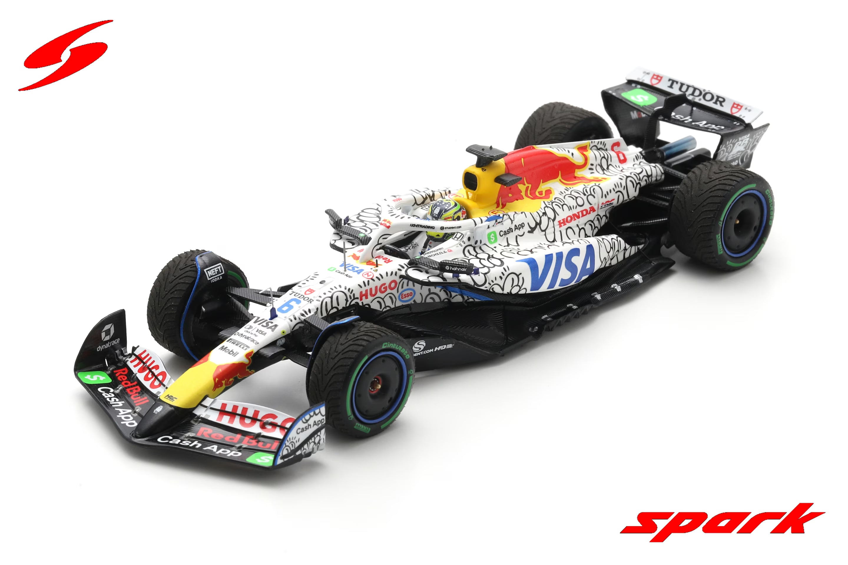 Racing Bulls VCARB 02 No.6 Visa Cash App Racing Bulls Formula One Team British GP 2025 Isack Hadjar 1:18