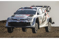Pre-Order TOYOTA GR Yaris Rally1 No.17 Toyota Racing WRC Winner FIA World Rally Championship 2025 S. Ogier - V. Landais With two figurines and the race arch