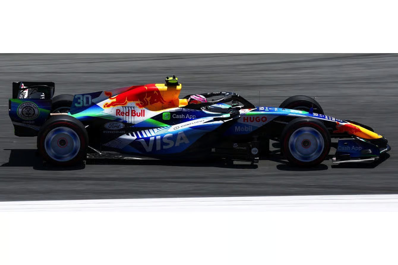 Pre-Order Visa Cash App Racing Bulls Formula One Team VCARB 03 Spanish GP 2026 Liam Lawson 1:43