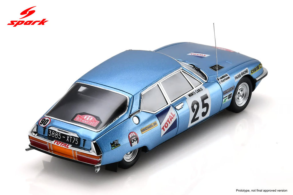 Pre-Order Citroën SM No.25 Monte Carlo Rally 1972 R. Trautmann - J-P. Hanrioud