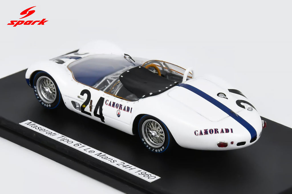 Maserati Tipo 61 No.24 24H Le Mans 1960 M. Gregory - C. Daigh 1:43