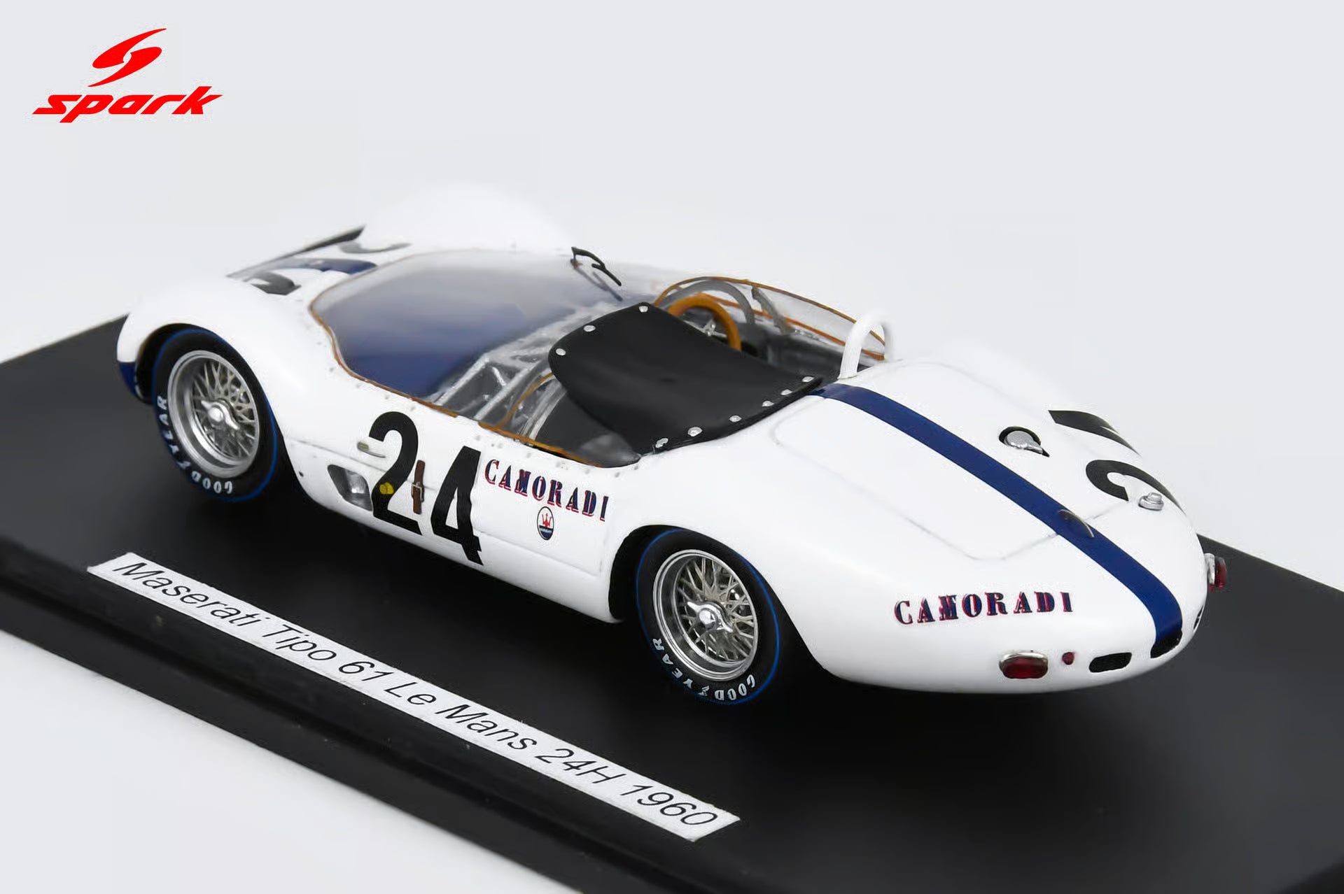Maserati Tipo 61 No.24 24H Le Mans 1960 M. Gregory - C. Daigh 1:43