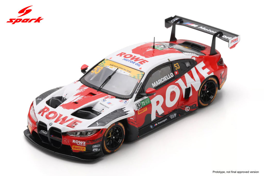 Pre-Order - BMW M4 GT3 (Evo) No.53 ROWE RACING 2nd Macau GT Cup - FIA GT World Cup 2025 Raffaele MARCIELLO, Limited 300