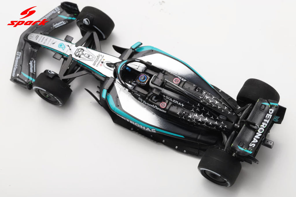 Mercedes AMG Petronas F1 Team W16e No.63 2nd Las Vegas GP 2025 George Russell 150th GP 1:43