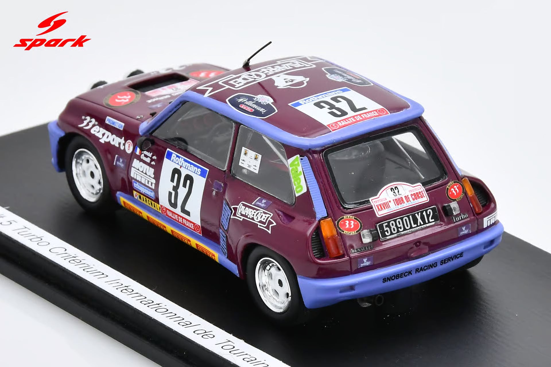 Pre-Order - Renault 5 Turbo No.32 Tour de Corse 1984 Limited 300 1:43