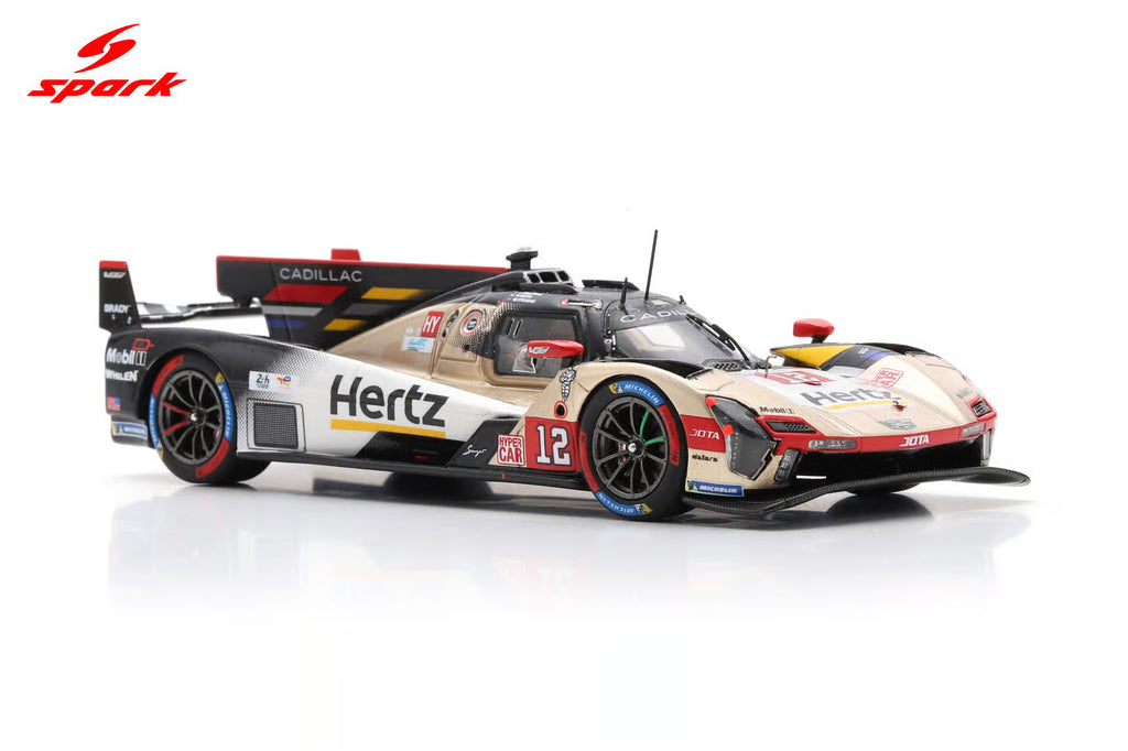 Cadillac V-Series.R No.12 CADILLAC HERTZ TEAM JOTA 4th Le Mans 24H 2026 A. Lynn – W. Stevens – N. Nato 1:43 Scale