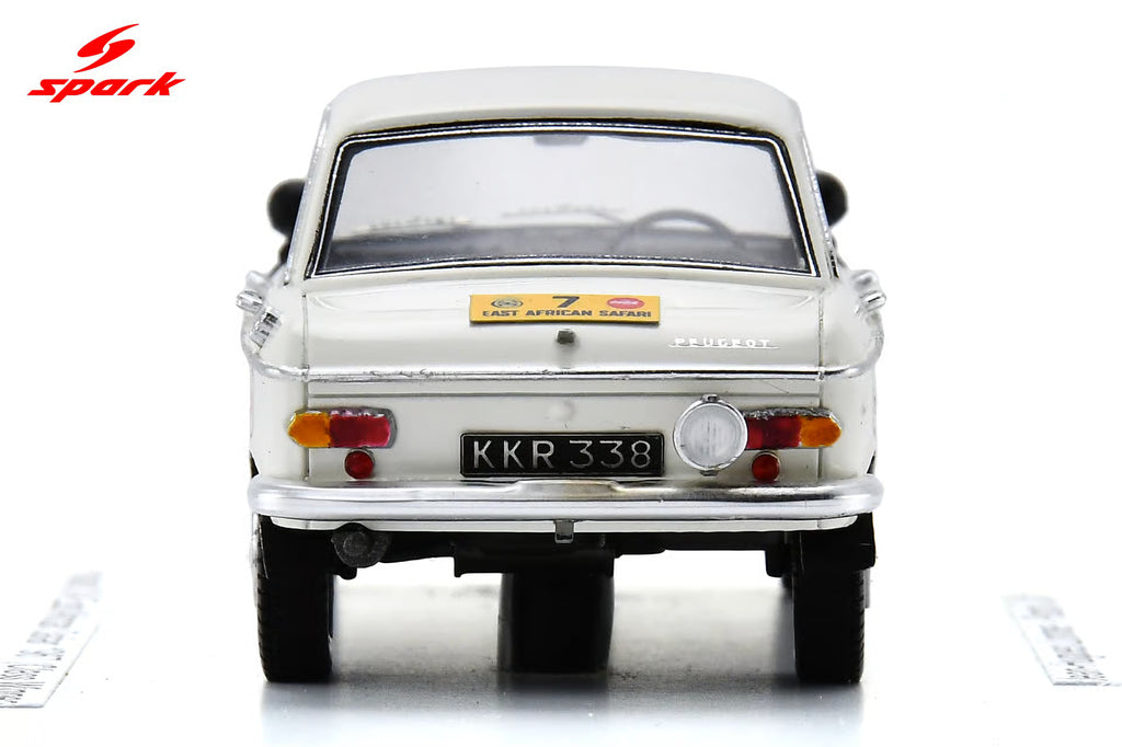 Pre-Order Peugeot 204 No.7 East African Safari Rally (class winner) 1967 H. Lionnet - P. Cliff