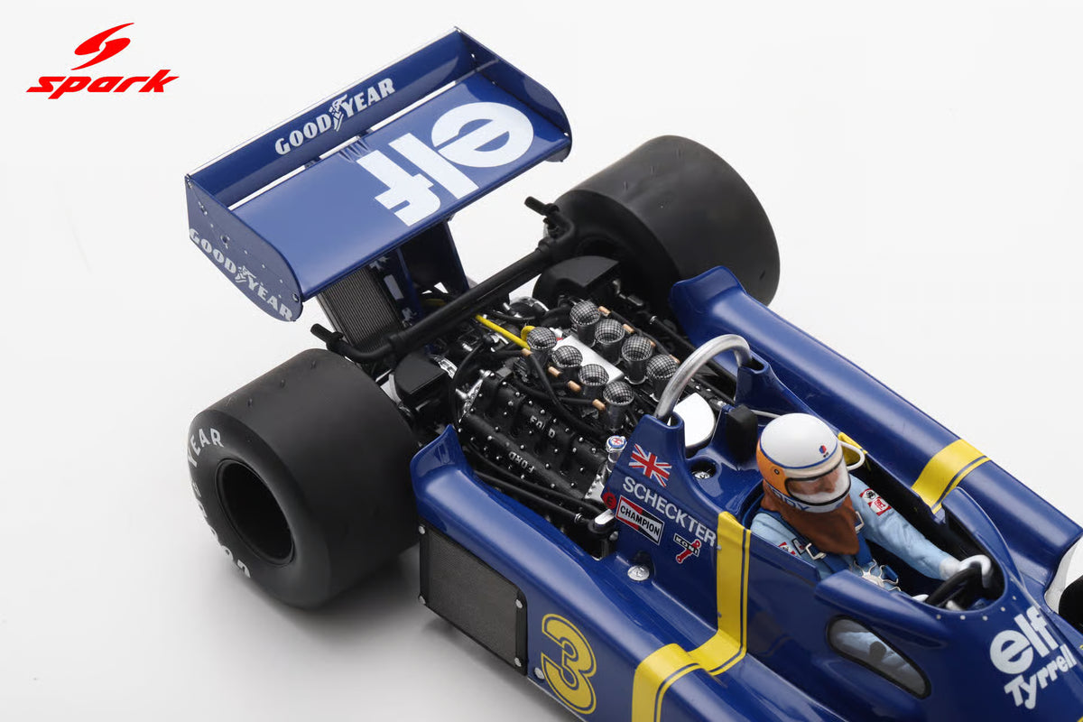Pre-Order Tyrrell P34 No.3 Winner Sweden GP 1976 Jody Scheckter 1:18