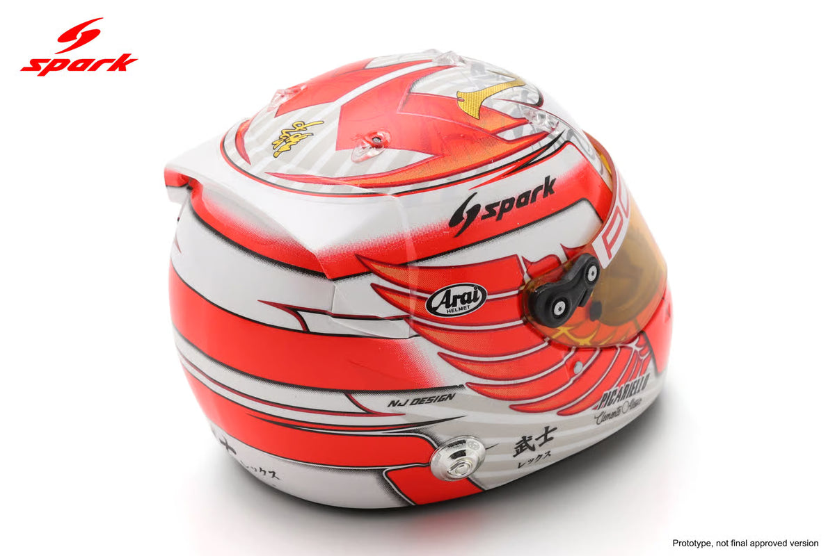 Pre-Order Alessio Picariello – Bushi Rex - Suzuka 1000km 2026 Helmet 1:5 Scale