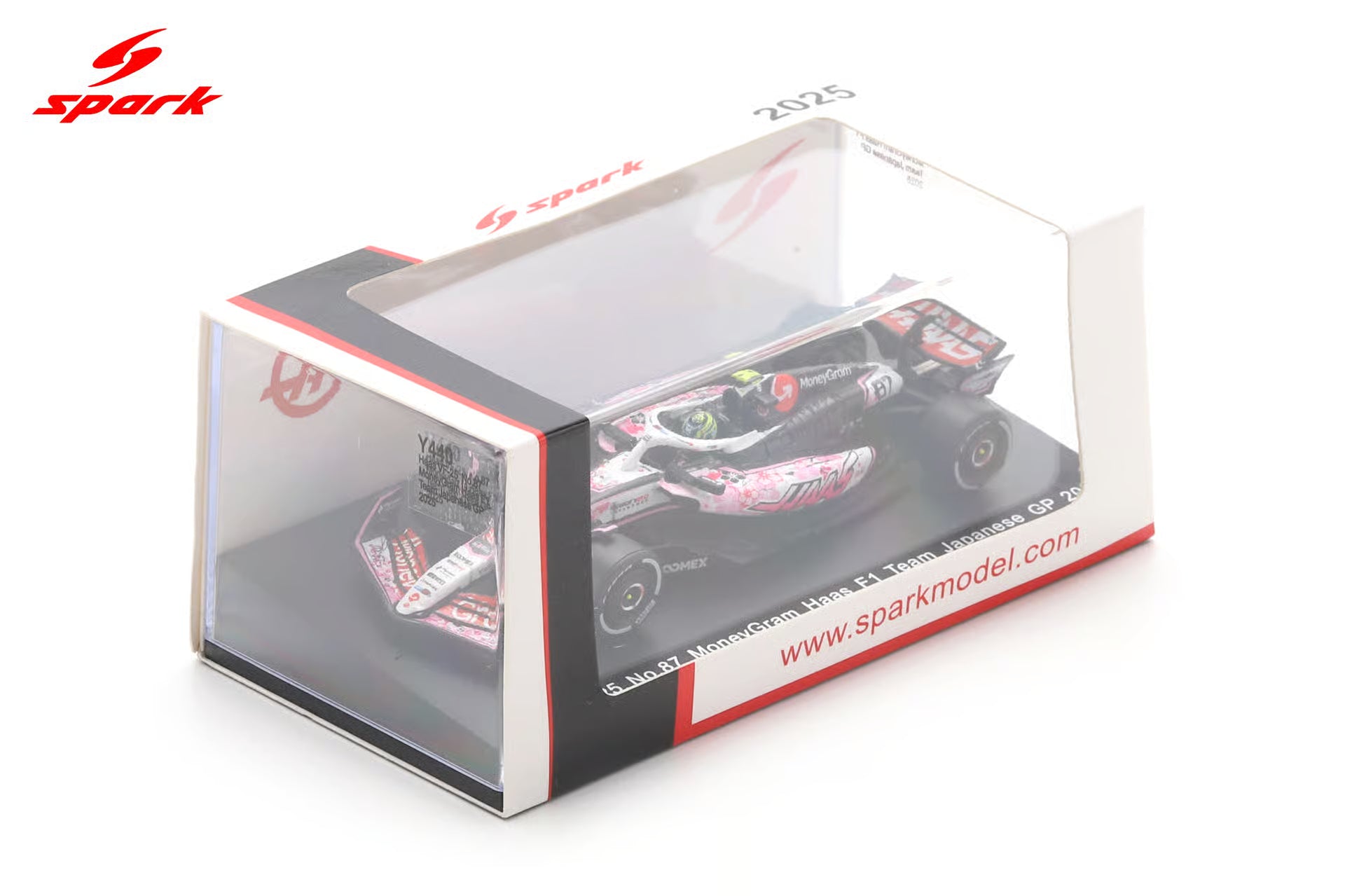 Pre-Order Haas VF-25 No.87 MoneyGram Haas F1 Team Japanese GP 2025 Oliver Bearman 1:64