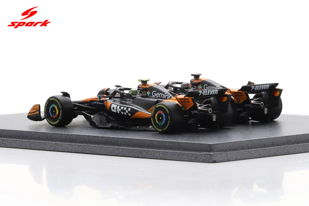 McLaren MCL39 No.4 & No.81 Formula 1 Constructors' Champion 2025 Lando Norris & Oscar Piastri