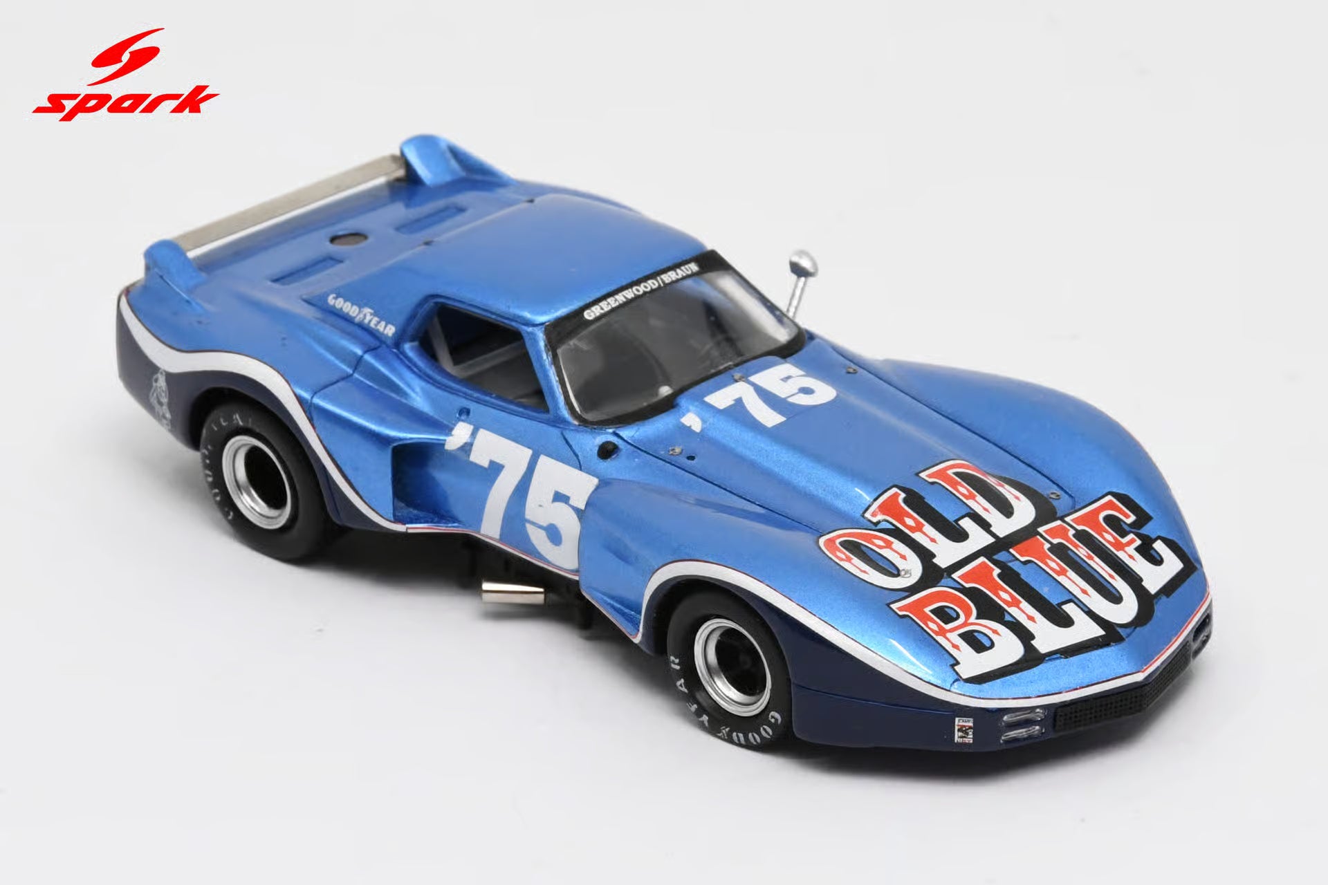 Corvette Greenwood No.75 Road America 1975 John Greenwood Limited 500 1:43