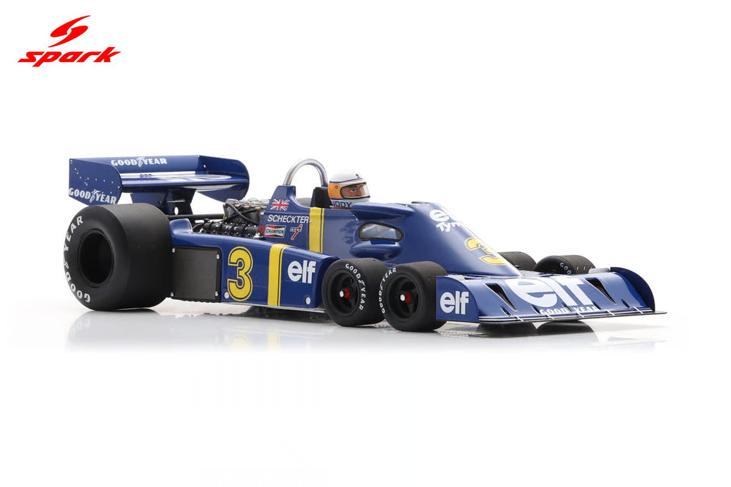 Pre-Order Tyrrell P34 No.3 Winner Sweden GP 1976 Jody Scheckter 1:18
