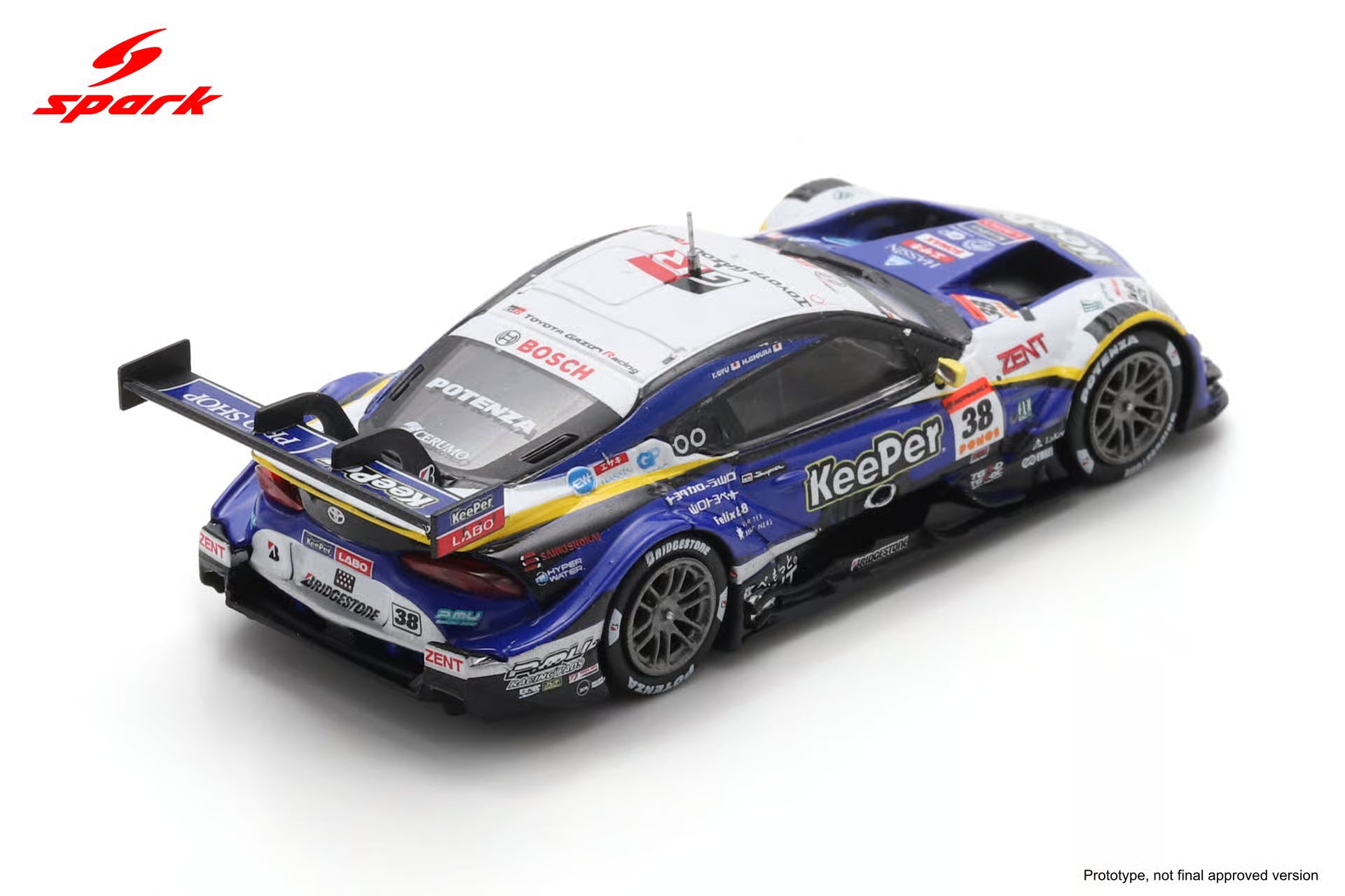 Pre-Order KeePer CERUMO GR Supra TGR TEAM KeePer CERUMO No.38 GT500 SUPER GT 2025 H. Ishiura - T. Oyu