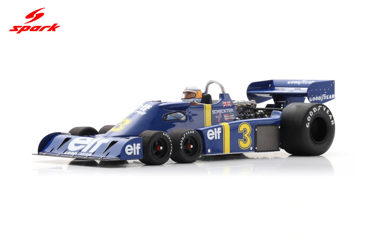 Pre-Order Tyrrell P34 No.3 Winner Sweden GP 1976 Jody Scheckter 1:18