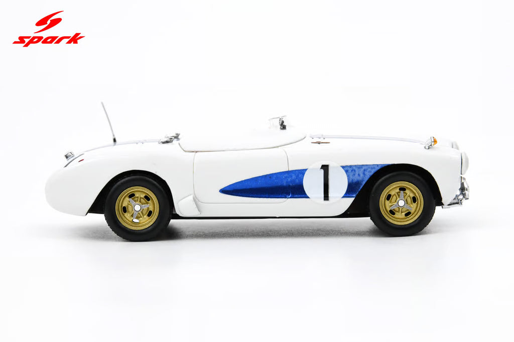 Corvette C1 n1 9th Sebring 1956  J. Fitch - W. Hansgen 1:43
