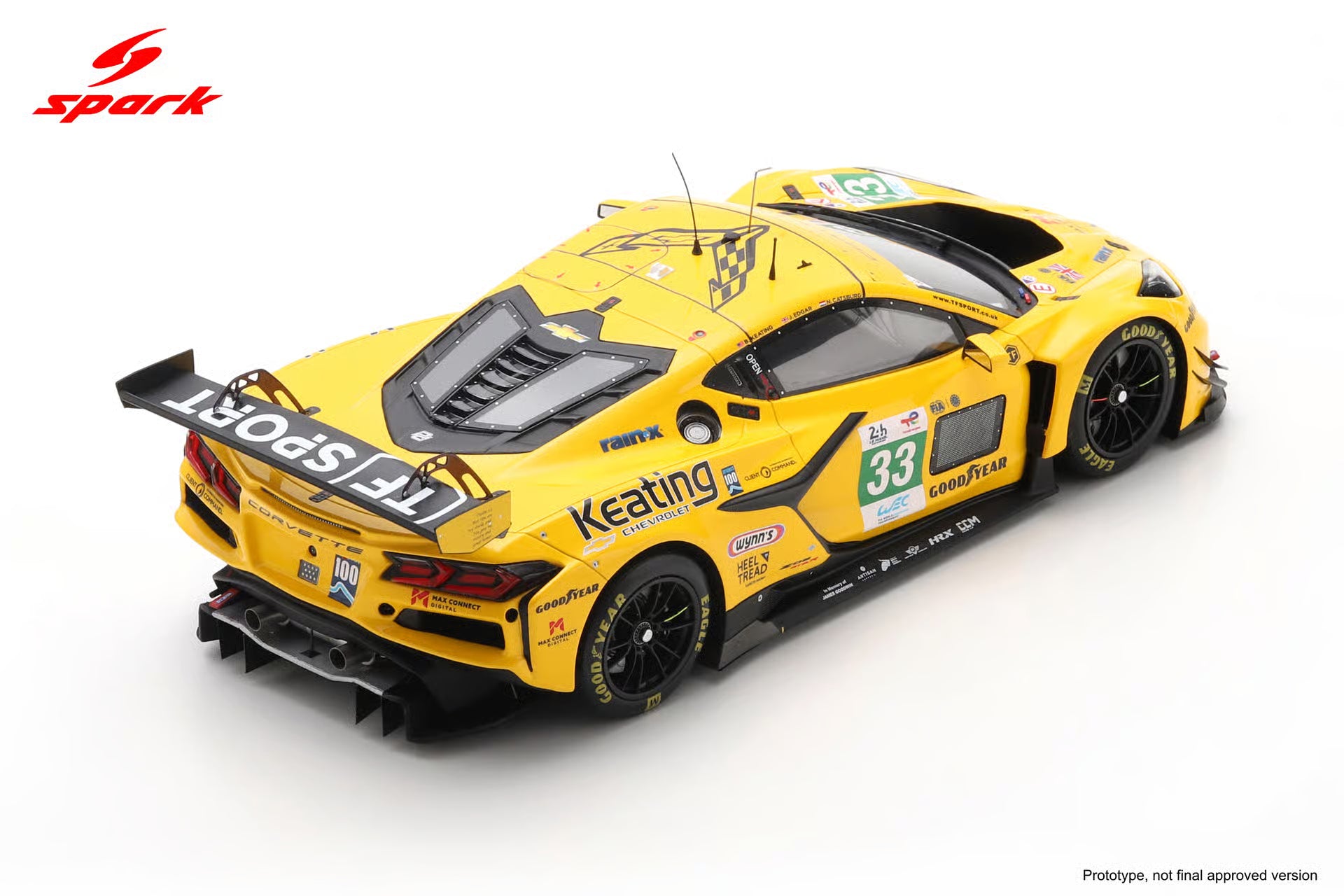 Pre-Order Corvette Z06 LMGT3.R No.33 TF SPORT Winner LMGT3 class Le Mans 24H 2026 B. Keating – J. Edgar – N. Catsburg