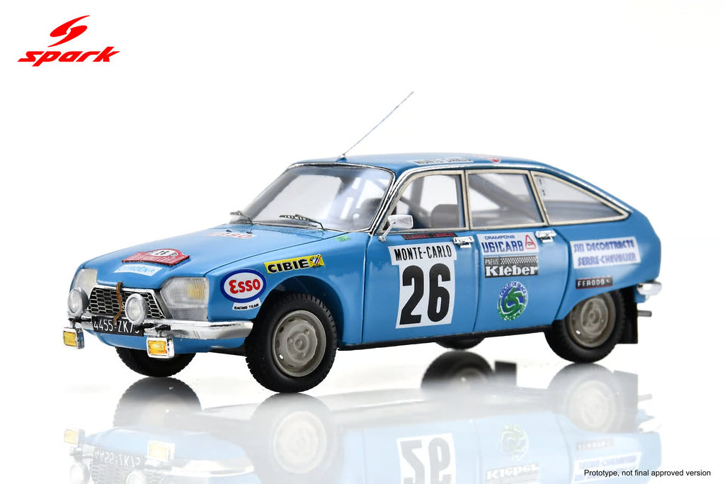 Pre-Order Citroën GS No.26 13th Monte Carlo Rally 1975 C. Laurent - J. Marche