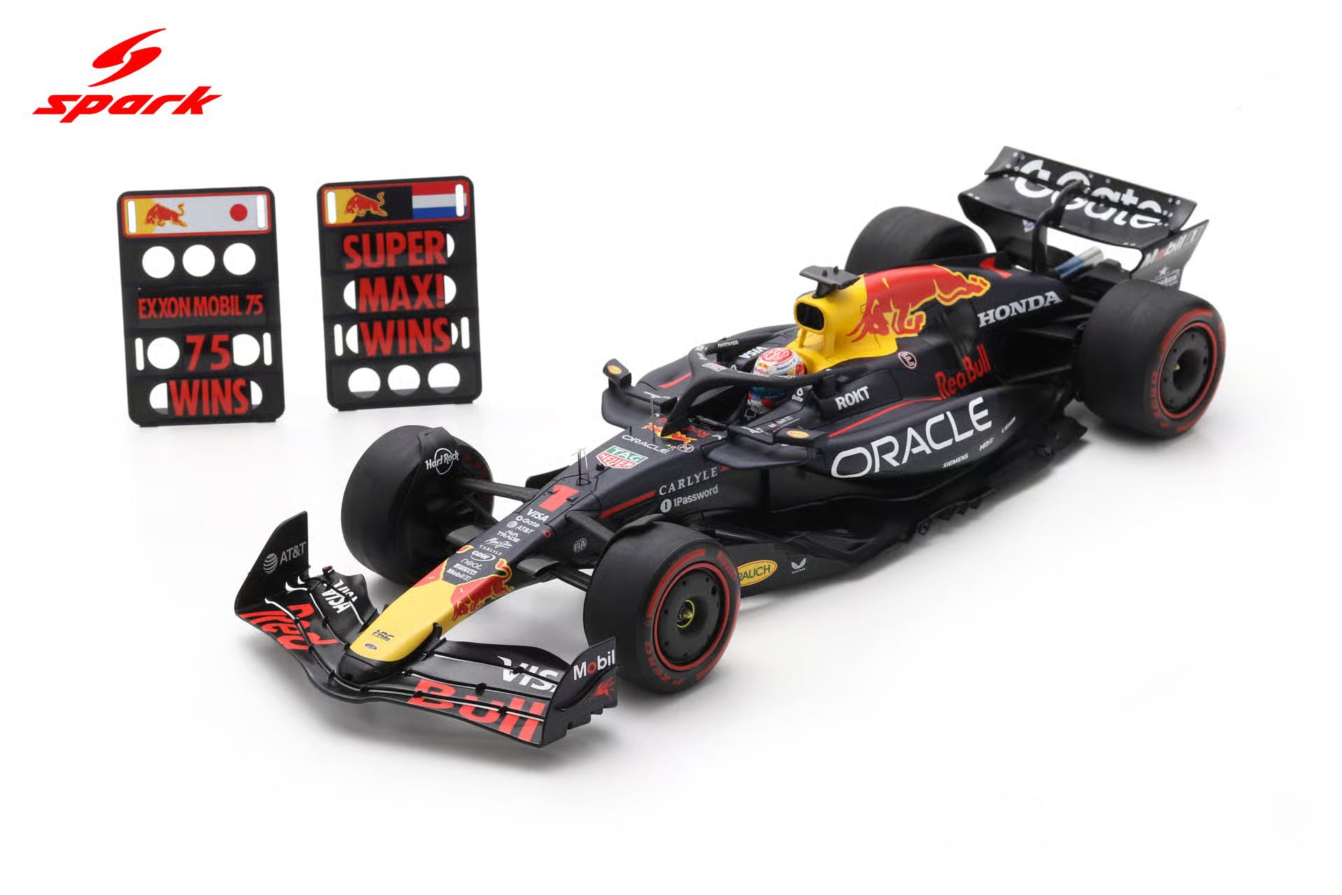 Pre-Order Red Bull Racing RB21 No.1 Oracle Red Bull Racing Winner US GP 2025 Max Verstappen 1:18