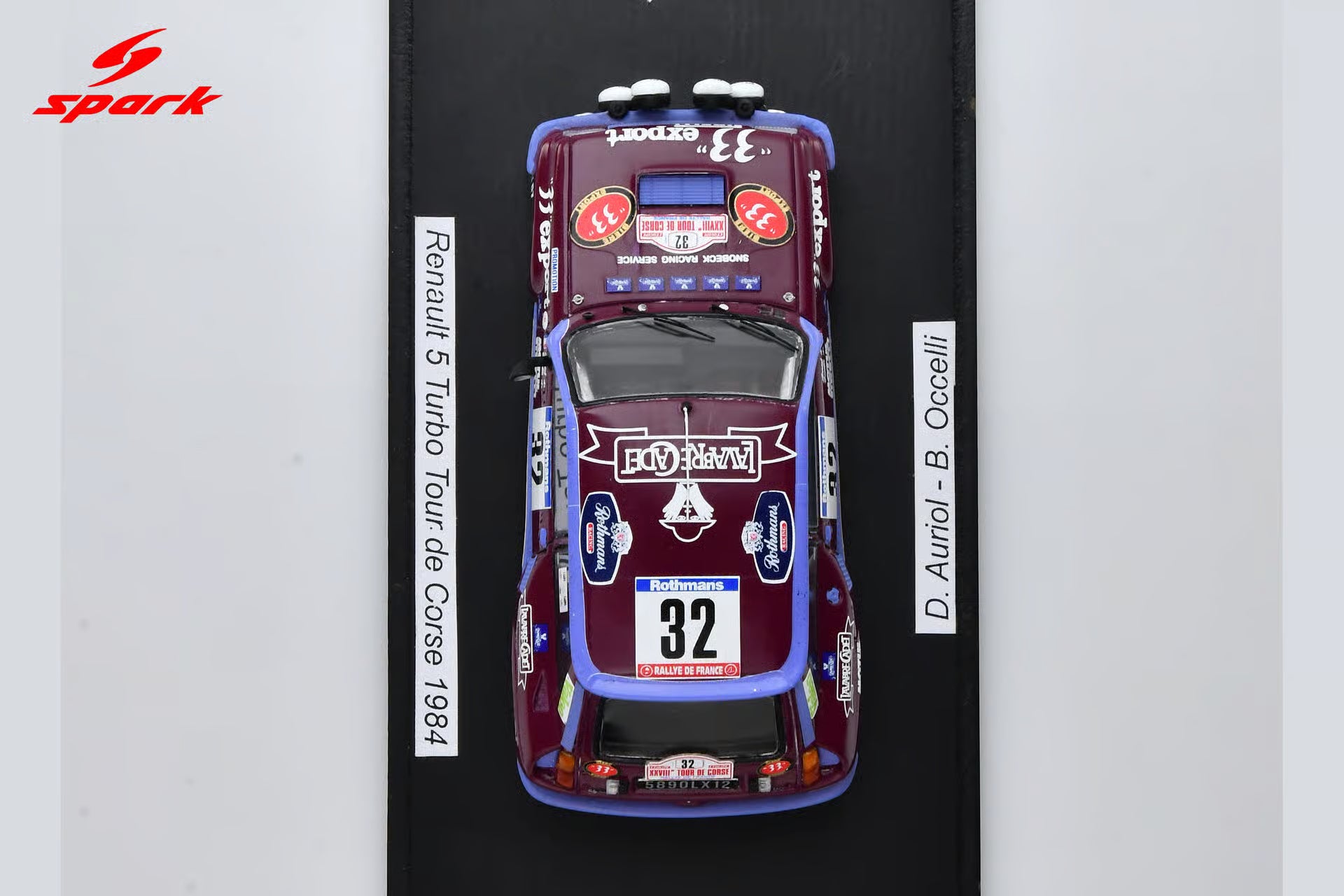 Pre-Order - Renault 5 Turbo No.32 Tour de Corse 1984 Limited 300 1:43
