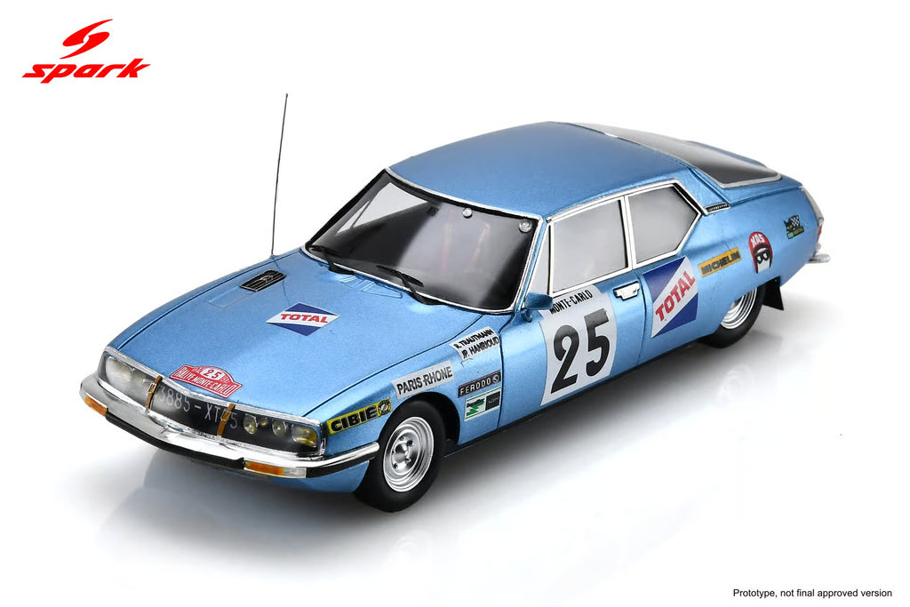 Pre-Order Citroën SM No.25 Monte Carlo Rally 1972 R. Trautmann - J-P. Hanrioud