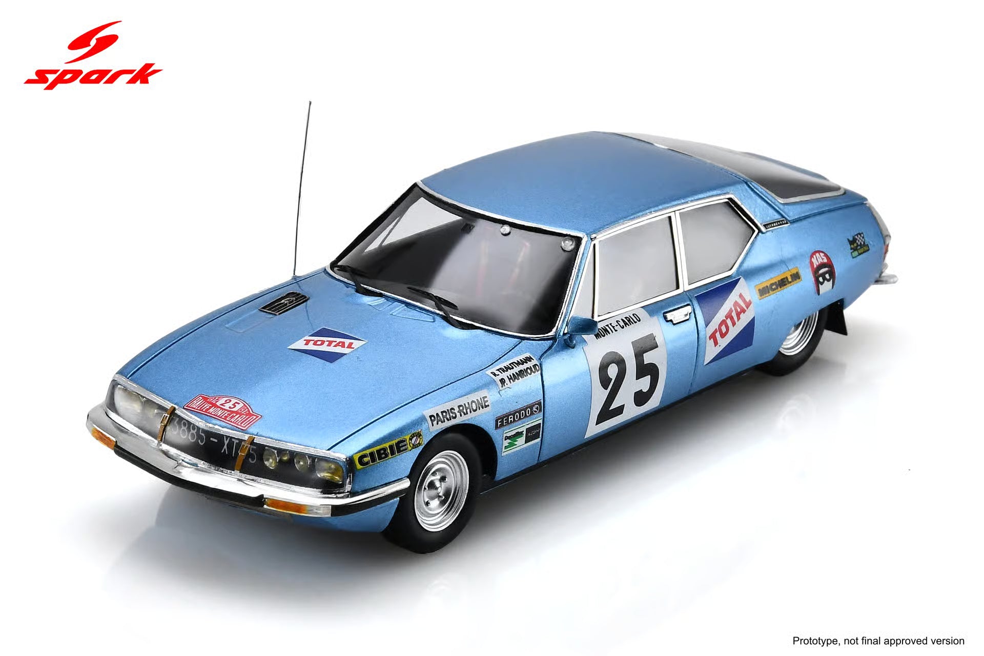 Pre-Order Citroën SM No.25 Monte Carlo Rally 1972 R. Trautmann - J-P. Hanrioud