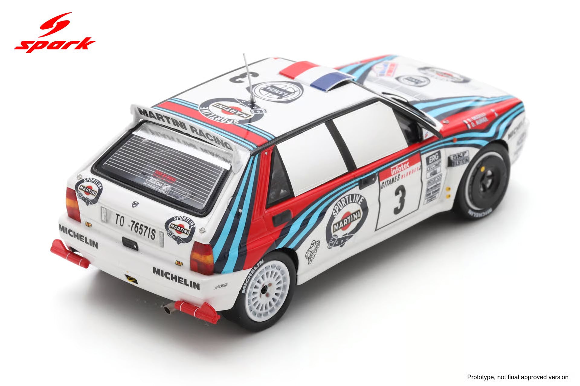 Lancia  Delta  HF Integrale  EVO  Winner Tour de Cours - Rally de France 1992 1:43
