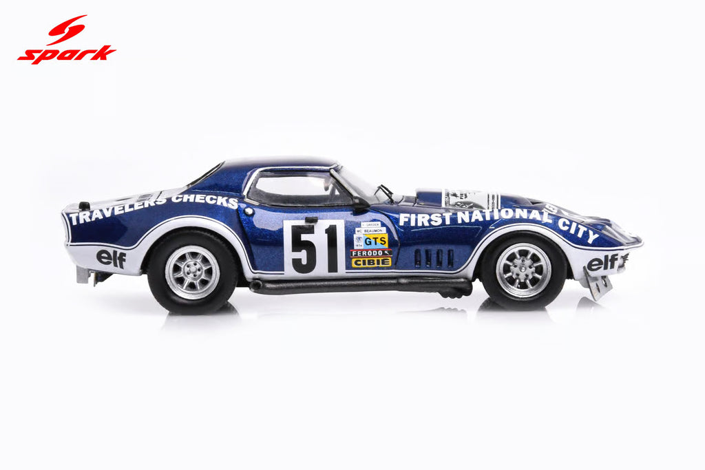 Chevrolet Corvette C3 No.51 18th 24H Le Mans 1974 H. Greder - M-C. Beaumont 1:43