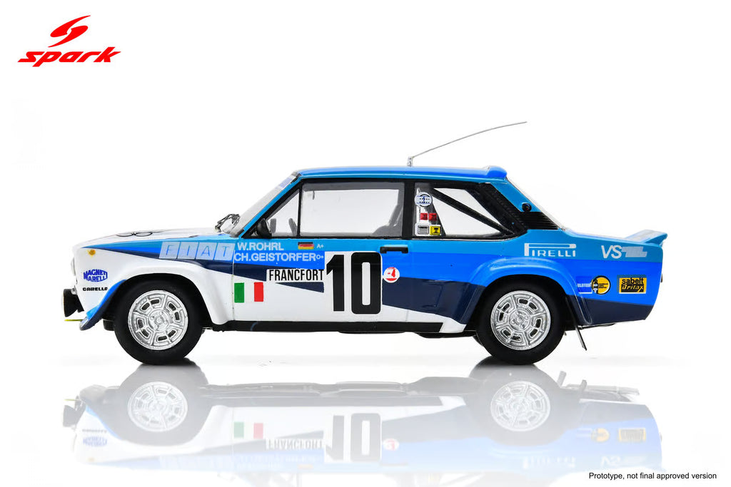 Pre-Order Fiat 131 Abarth No.10 Winner Monte Carlo Rally 1980 W. Röhrl - C. Geistdörfer