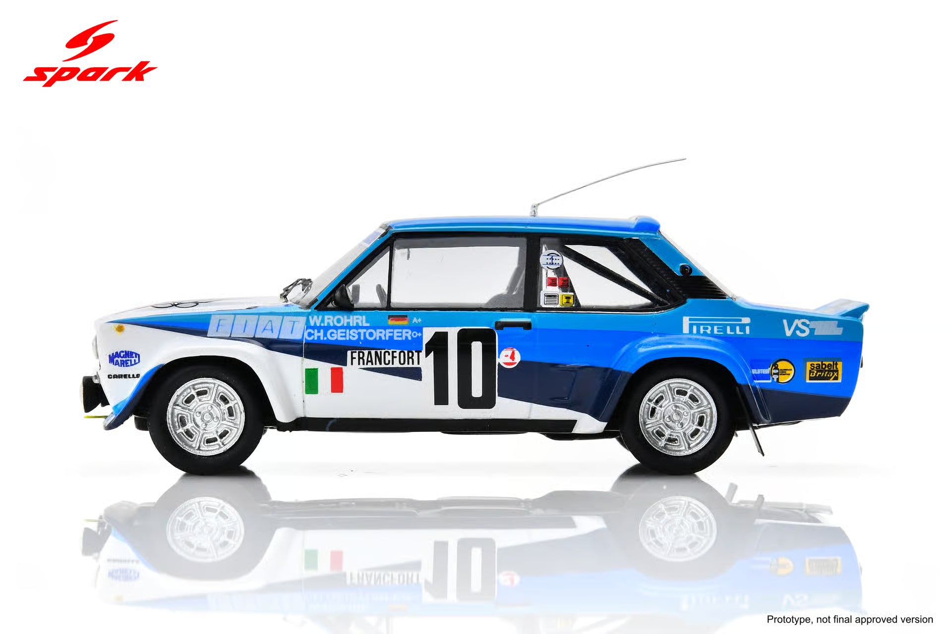 Pre-Order Fiat 131 Abarth No.10 Winner Monte Carlo Rally 1980 W. Röhrl - C. Geistdörfer