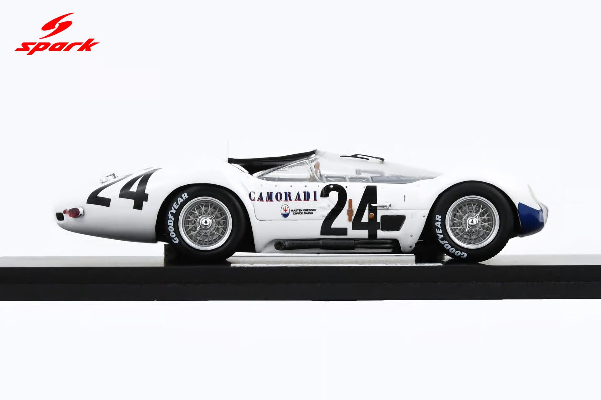 Maserati Tipo 61 No.24 24H Le Mans 1960 M. Gregory - C. Daigh 1:43