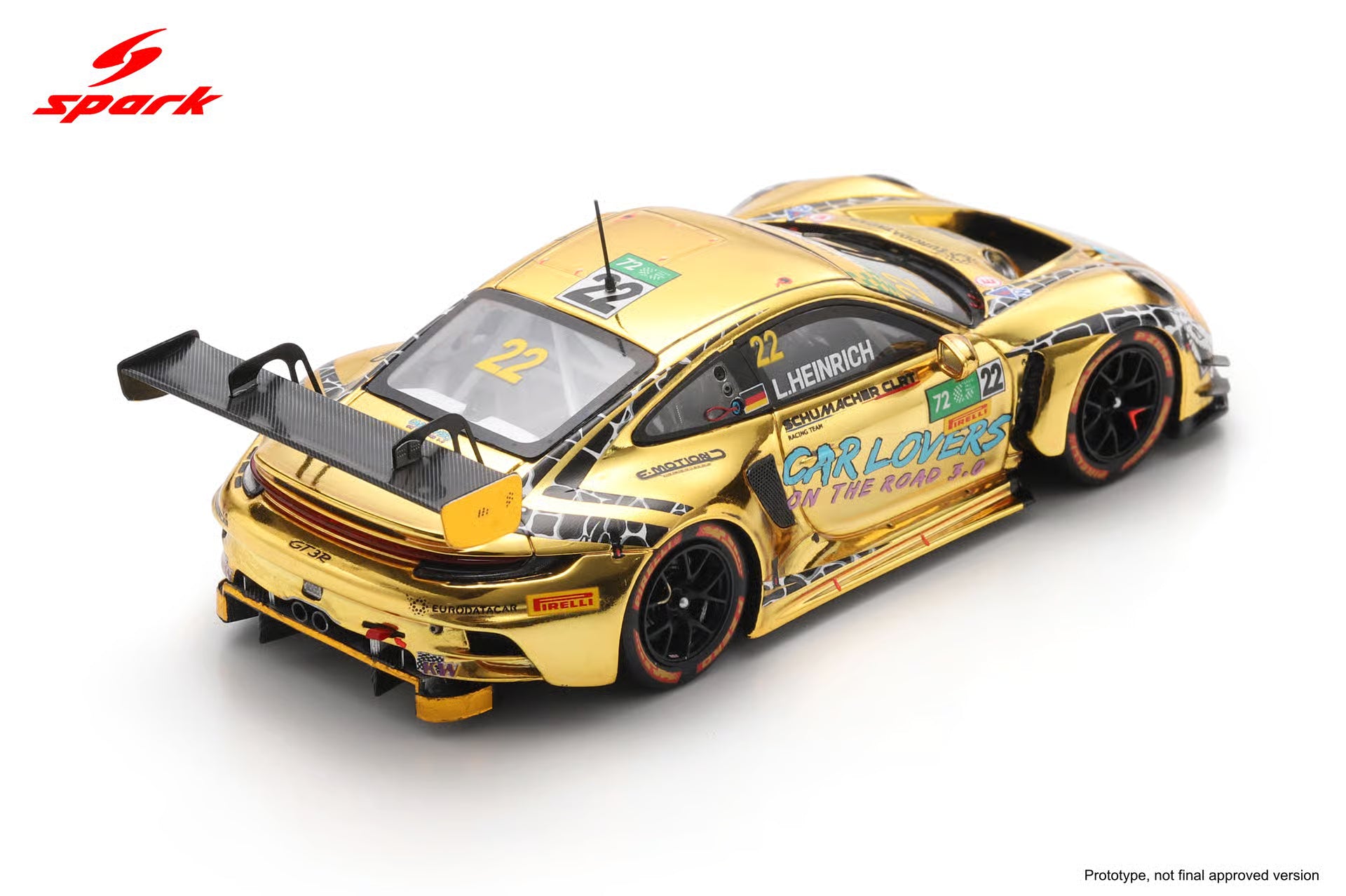 Pre-Order - Porsche 911 GT3 R (992) No.22 SCHUMACHER CLRT 3rd Macau GT Cup - FIA GT World Cup 2025 Laurin HEINRICH