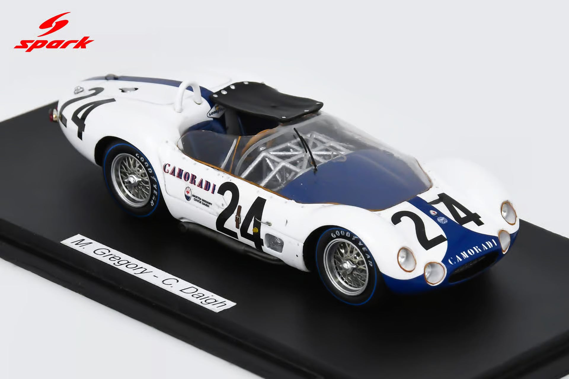 Maserati Tipo 61 No.24 24H Le Mans 1960 M. Gregory - C. Daigh 1:43