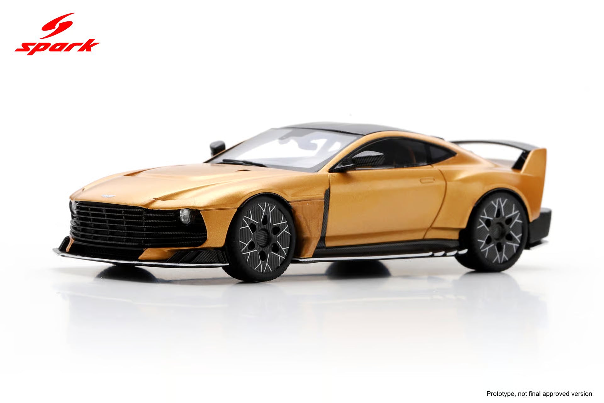 Aston Martin Vaillant Gold 1:43 Scale Model Car | Limited Edition