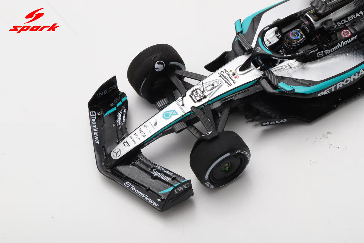 Mercedes AMG Petronas F1 Team W16e No.63 2nd Las Vegas GP 2025 George Russell 150th GP 1:43