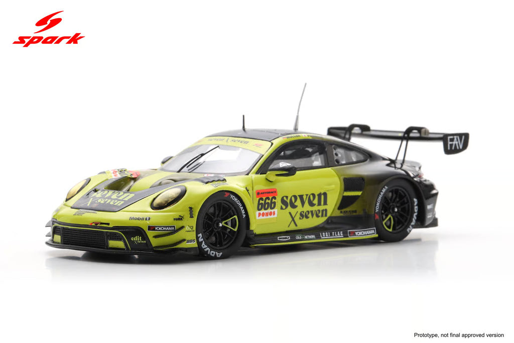 Pre-Order - seven x seven PORSCHE GT3R EVO seven x seven Racing No.666 GT300 SUPER GT 2026 S. Muller - K. Fujinami - TBN