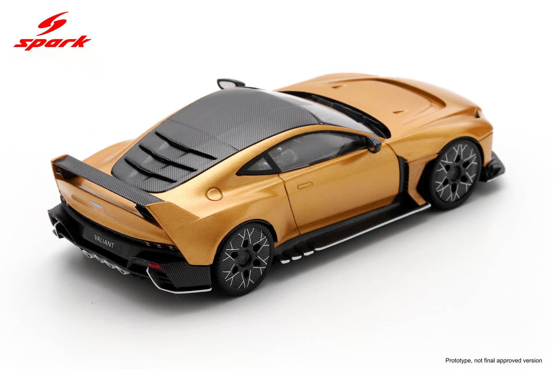 Aston Martin Vaillant Gold 1:43 Scale Model Car | Limited Edition