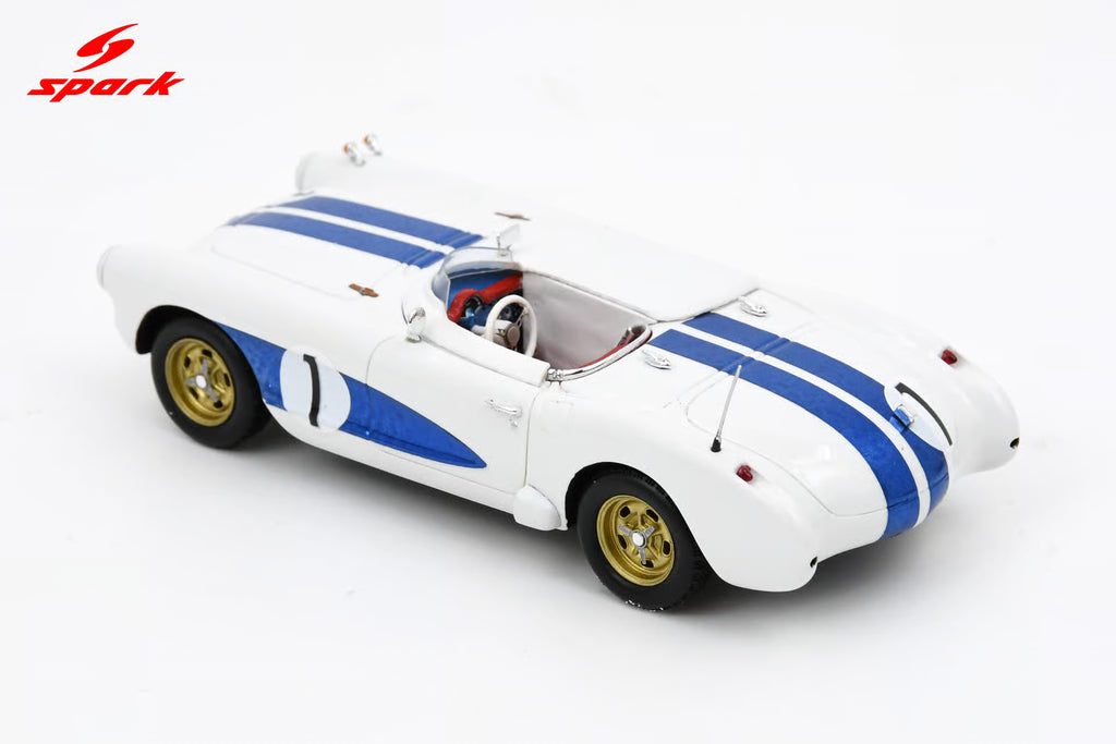 Corvette C1 n1 9th Sebring 1956  J. Fitch - W. Hansgen 1:43