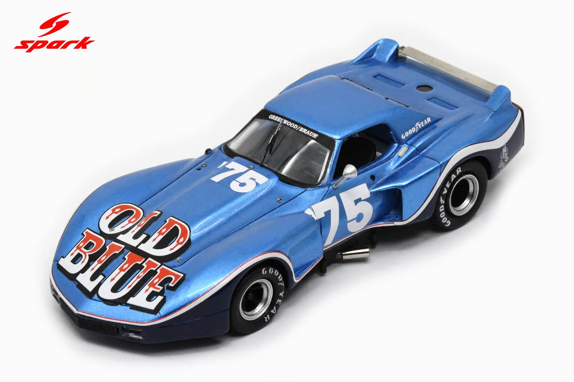 Corvette Greenwood No.75 Road America 1975 John Greenwood Limited 500 1:43