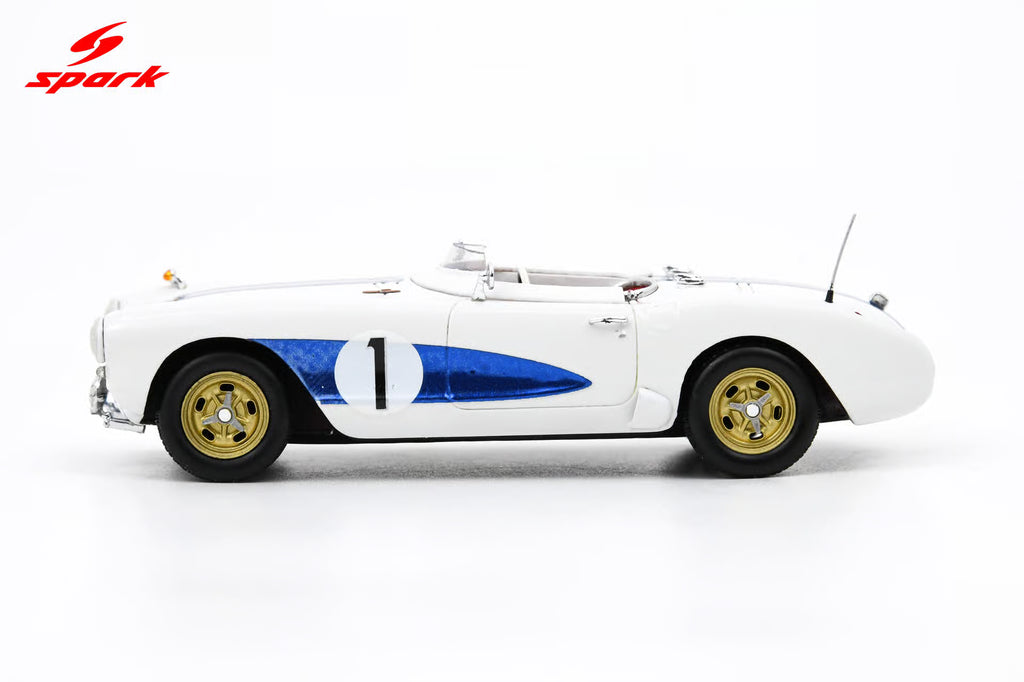 Corvette C1 n1 9th Sebring 1956  J. Fitch - W. Hansgen 1:43