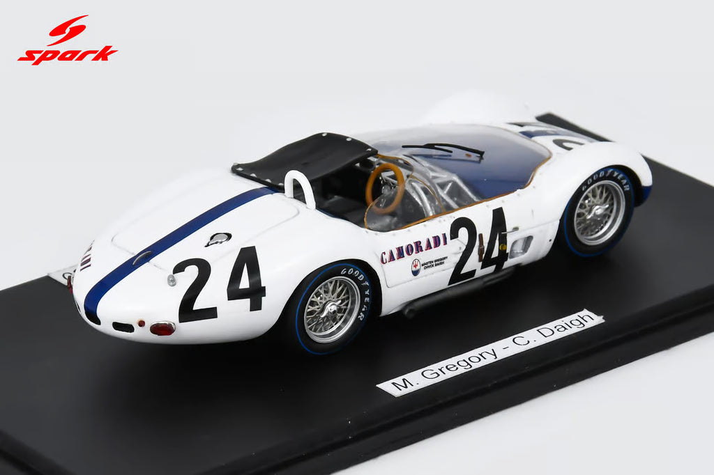 Maserati Tipo 61 No.24 24H Le Mans 1960 M. Gregory - C. Daigh 1:43