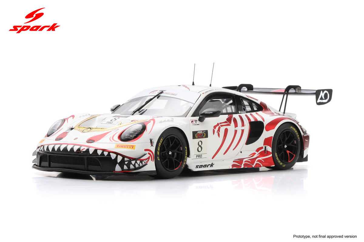 Pre-Order Porsche GT3 R No.8 AO Racing Winner Suzuka 1000km 2026 L. Heinrich - A. Picariello - J. Andlauer (With pit board) 1:64